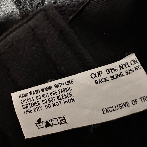 BALI BRA 34D Classic Support Wireless Flexible Adjustable Smooth Back Blk 3469 - Picture 4 of 12